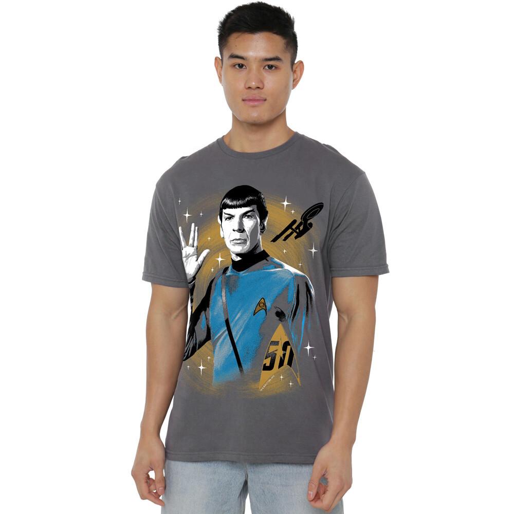 Star Trek Space Prosper T-Shirt S-2XL Charcoal L
