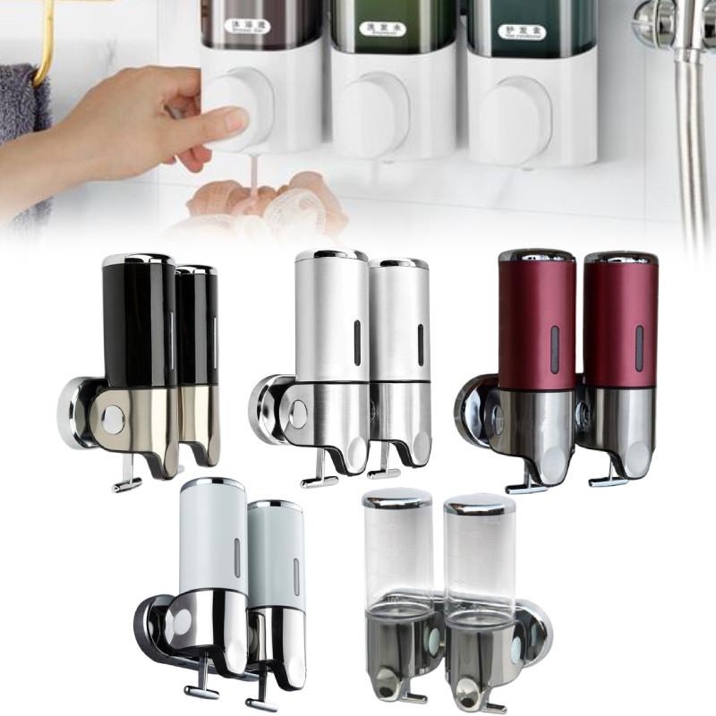 Elegantes ABS Seifenspender für Einzel- und Doppelsitz mit manuellem Drücker für gewerbliche Badezimmer