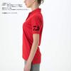 Daiwa (DAIWA) Short Sleeve Polo Shirt, White x Red, Size 120, DE-7906