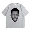 Rapper Frank Hip Hop Vintage Head Graphic Tshirt Men Ocean Fashion Cool T-shirt Blond Oversized T Shirts Men's Tops Short Sleeve