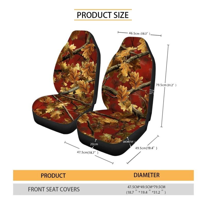 Car Seat Cover, Dead Branches, Universal In All Seasons, Front Seat Cover All-Inclusive