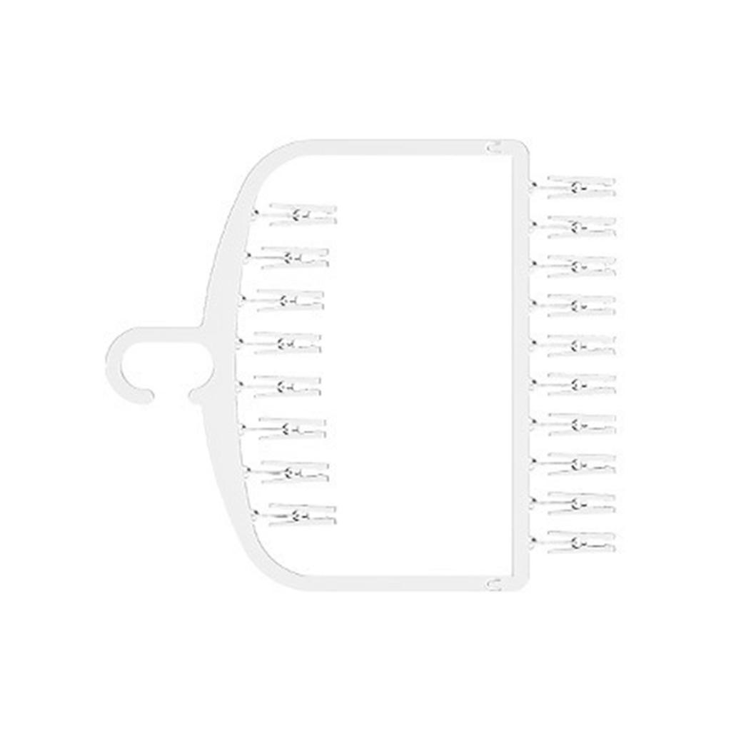 Fall Proof Plastic Clothes Hanger User Friendly Multifunctional Hook For Compact Living Spaces Secure Garment Drying Solution