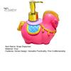 Practical Soap Container Dispenser Horse Design Hand Lotion Shower Dressing Table Holder Gel Bottle with Golden Pump Head Bathroom Accessory Metal