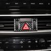 Real Carbon Fiber Accessories Decals Car Hazard Light Frame Panel Cover Compatible with KIA Forte K3      2024 Carbon Fiber Interior Trim Sticker