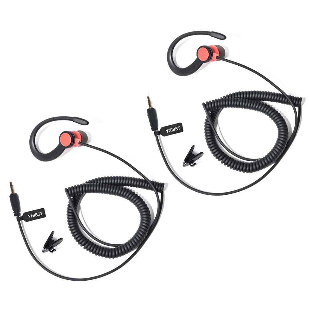 YNIBST type intercom radio no 1 straight removable single set Over-the-ear earphones, earphones, microphone, pin, 2.5, over-the-ear, ear, SP-26,