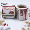 Holiday Embellishments for Scrapbooking Christmas Handwritten Name Tags Stickers Self-adhesive Coated Paper Stickers Roll Gift Personalized
