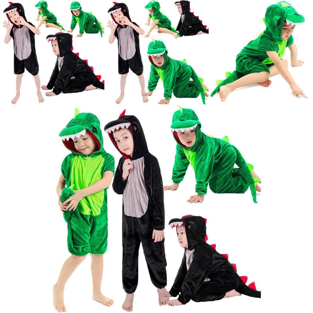 Perfectly Styled Halloween Childs Dinosaur Costume Crocodile Fancy Dress Unisex Outfit