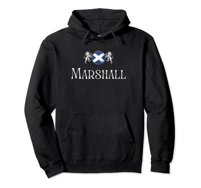 Marshall Clan Schottischer Nachname Schottisches Wappen Hoodie