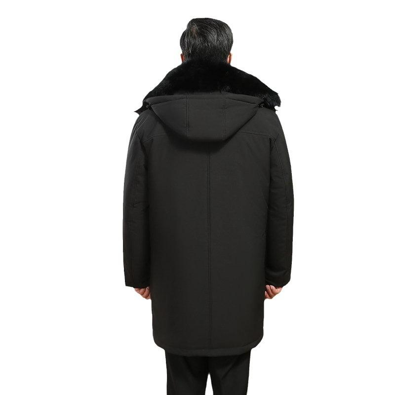 Mittleren alters und ältere männer der Neue Stil Mid-länge Demontage Daddy Jacke 40-50-6070 Jahre Alte Jacke