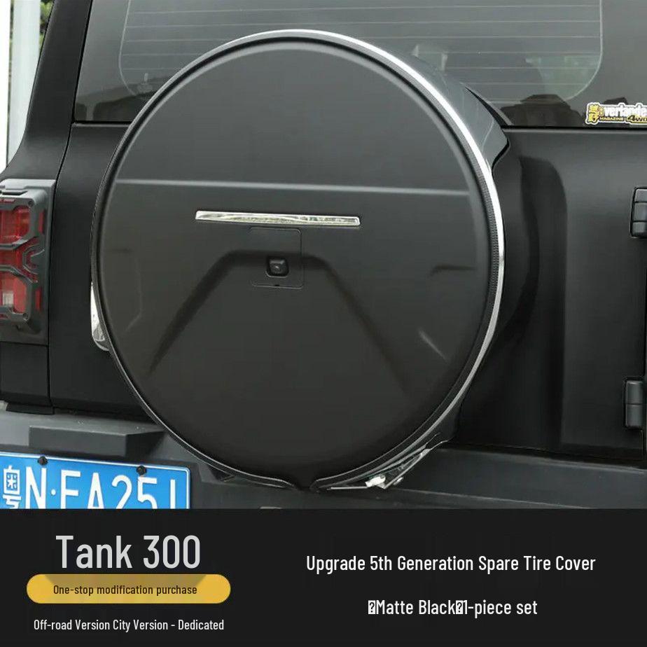Wey Brand Tank 300 Stainless Steel Off-Road Spare Tire Cover