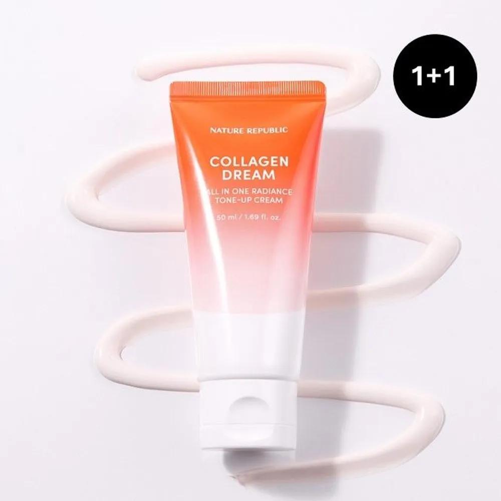 

[1+1] Collagen Dream All-in-One Radiance Tone Up Cream Single Option PK1989