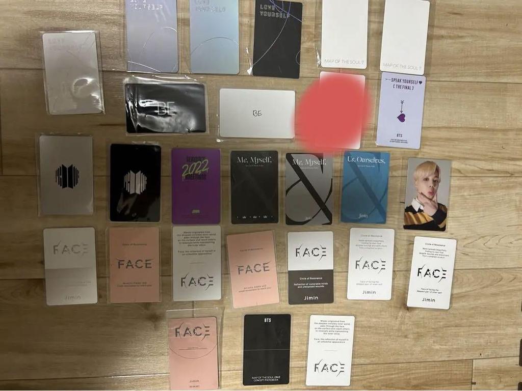 [USED] Official BTS Jimin Trading Cards Bulk Sale