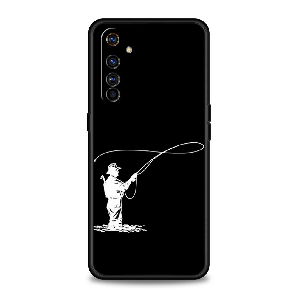 Fishing Heartbeat Phone Case For Realme 13 12 11 10 4G 9 8 5G 7 GT5 GT3 GT2 Pro Plus C21 C11 C25 C35 GT Neo 2 3 3T 5 Cover