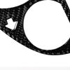 Auto Carbon Fiber Center Instrument Panel Dekorative Rahmen Panel Abdeckung Trim Aufkleber Für BMW 3 Serie E46 M Power M3 auto