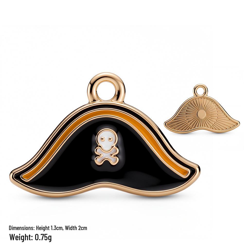 Pirate Series Enamel Cartoon Charms for DIY Bracelets, Necklaces, and Keychains