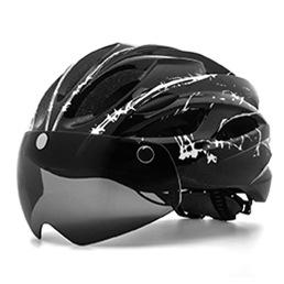 sale cycling bicycle helmet with magnetic goggles and battery tail light for adult road mountain bike helmet motorcycle