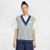 Women's Sportswear Vests Women's Toned Dark Gray/Toning/Sail White V Neck Moderate Other