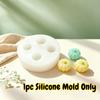 1pc Pumpkin‑Shaped Scented Candle Silicone Mold, Epoxy Resin & Plaster Casting Mold, Non‑Stick Easy‑Demold High‑Temp Resistant