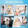 Dog Cleaning Strap with Suction Cup - Adjustable Bath Restraint for Dogs and Cats, Sturdy Black Shower Accessory