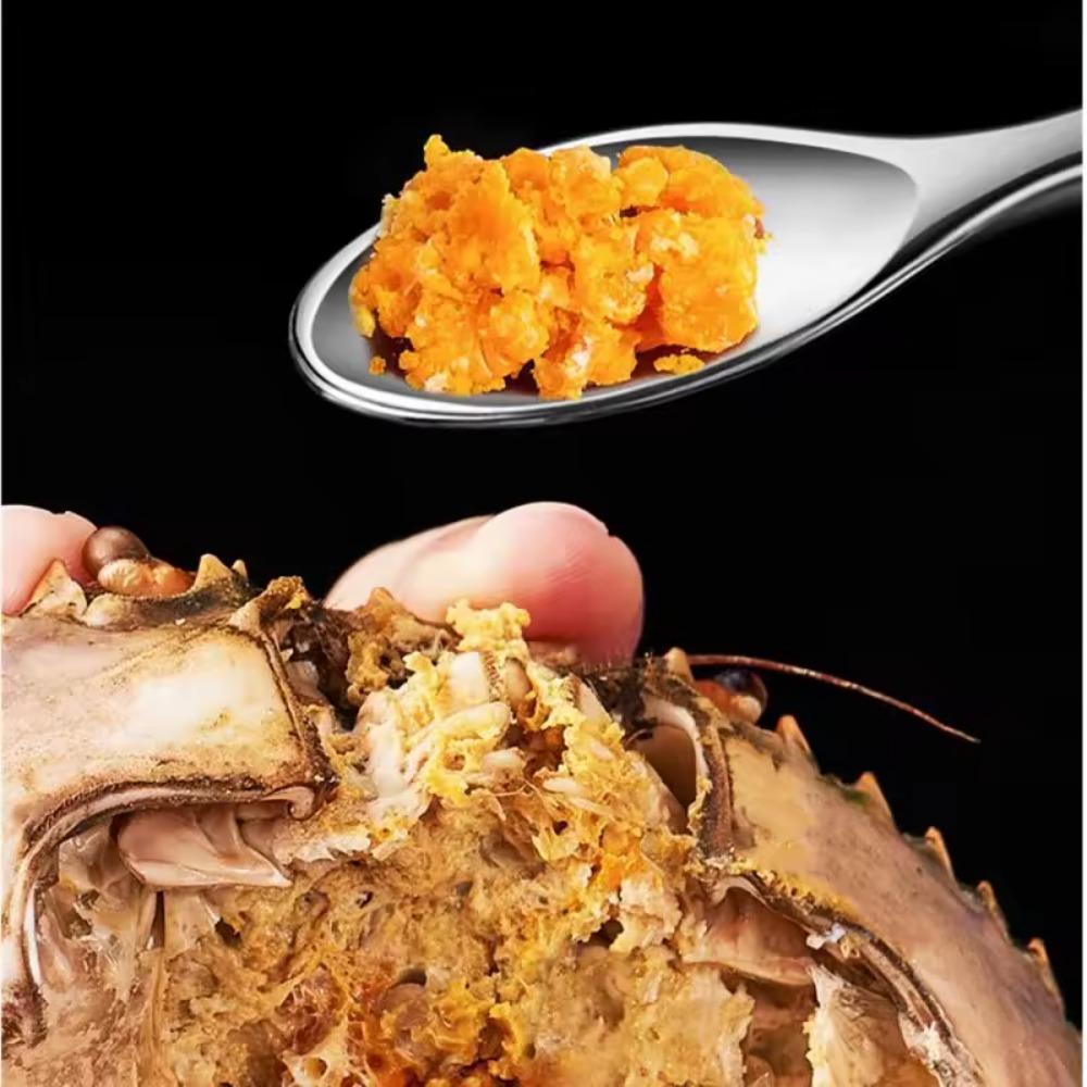 3pcs Zinc Zinc Zinc Alloy Crab Stripping Forceps High Hardness Crab Picks Spoons Set  Restaurant