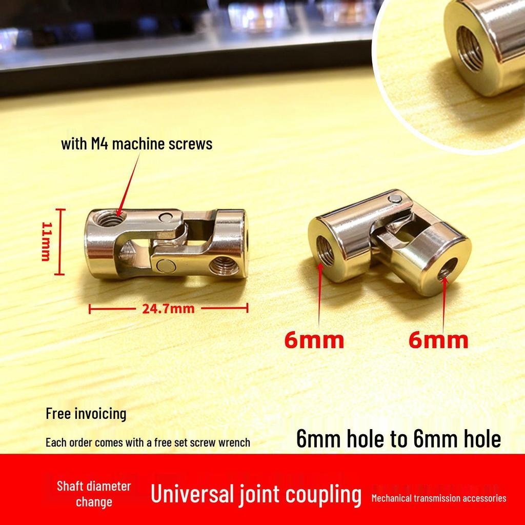 Metal Universal Joint Cross Coupling 2345-6810mm for Steering Gear Motor