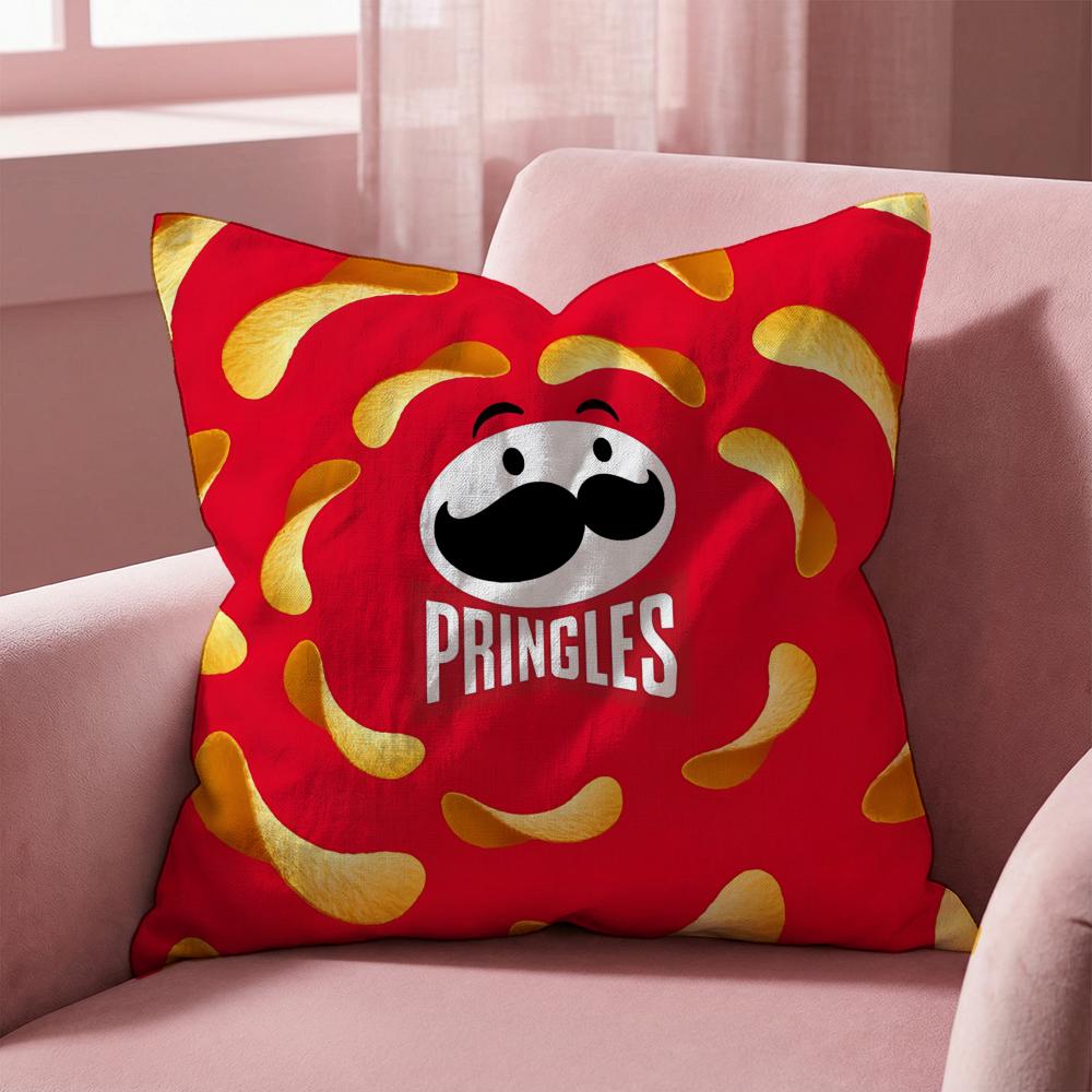 P-pringles Декоративная наволочка Многофункциональная наволочка для дома и автомобиля - Двусторонняя, Мягкая и прочная для ежедневного использования 30cmx30cm