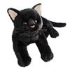 Black Cat Plush Toy Stuffed Animal Black Kitten Doll Pillow Boys Girls Soft Toys Children Birthday Gifts Cute Plush Toy