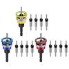 Countersink Drill Bit Set Adjustable Depth Stop Drill Bits Adjustable Hex Wrench Spiral Flute HSS M2 High Speed Steel 4-Edge Drill Bits
