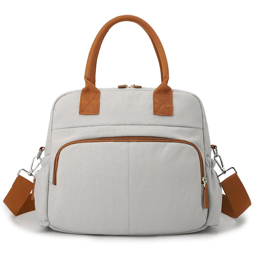 Multifunctional Large Capacity Maternity Bag with Insulated Bottle Holder