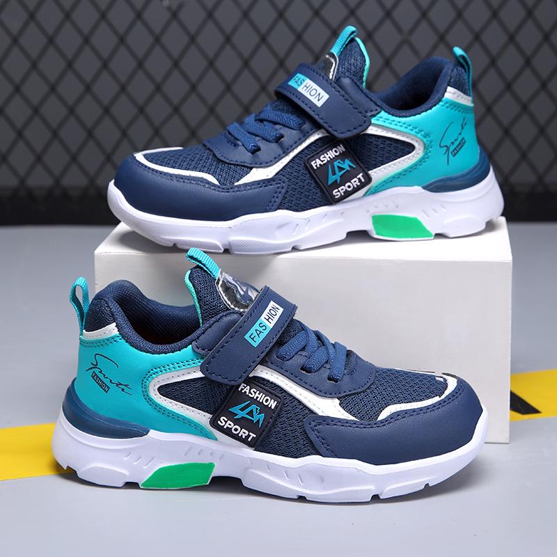 Kids Sneakers Fashion Outdoor Sports Lightweight Mehs Breathable Flat Tenis Shoes Cheap Footwear Childrens Walking Shoes for Boy