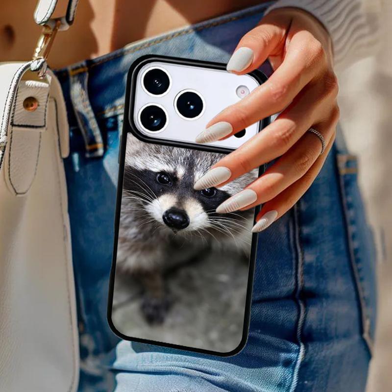 Animal raccoon fox Phone Case For iPhone 17 Air 14 15 13 12 Max Cover For Apple 14 15 16 16e 11 Pro Max Plus Coque