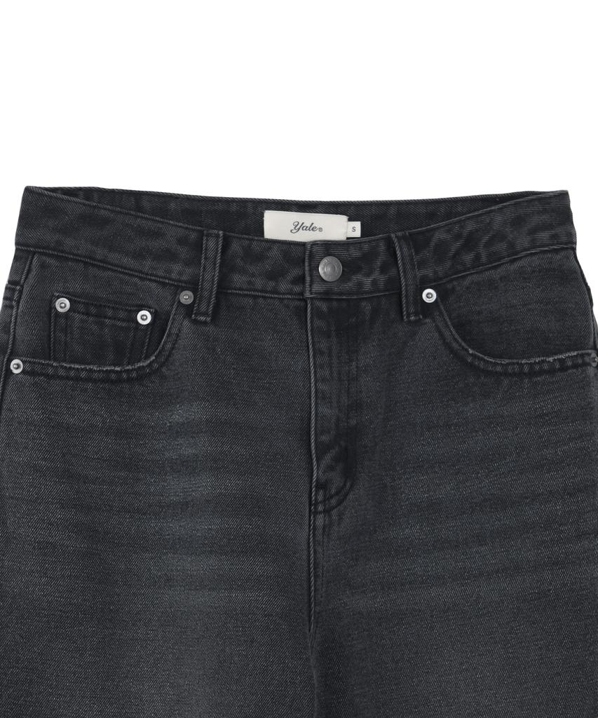 YALE Women'S Straight Denim Pants_Charcoal