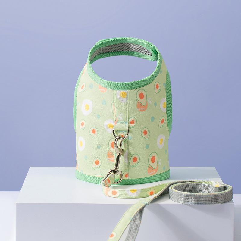 

Кошачий поводок жилетного типа, защита от побега, для выгула, для маленькой собаки, поводок для собаки, для прогулок, для кошки, летний, для выгула, веревка для питомца S (recommended weight 3-2.5 kg)