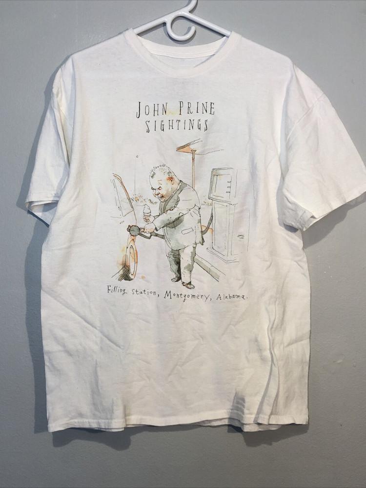 

John Prine Sightings Tour Concert Unisex T-Shirt All Size S To 5XL MK670 4XL