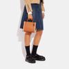 New COACH Rogue Cow Leather Small Square Bag, Handbag, Crossbody Bag Regular Women's Orange CJ636-B4UC8
