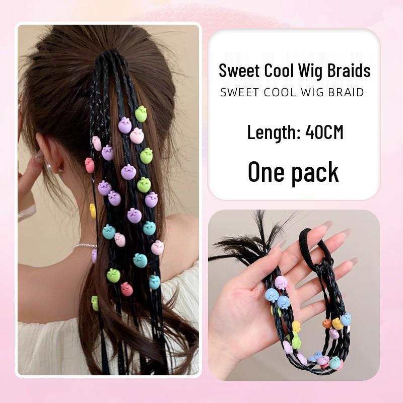 Adorable Butterfly Hair Accessories Set for Girls - Includes Braided Twists, Rubber Bands, and Bow Headbands