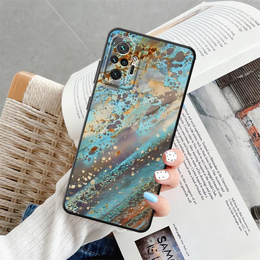 Retro Rust Marks Case for Xiaomi Redmi Note 11S 10S 12S 10 9 8 Pro 11 13 12 Pro Plus 9s Funda Phone Cover