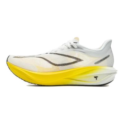 Li Ning Feidian 5 Challenger Racing Running Shoes Shock Absorption Durable Breathable Rebound Low Top Men Sneaker Standard-White ARMV001-30