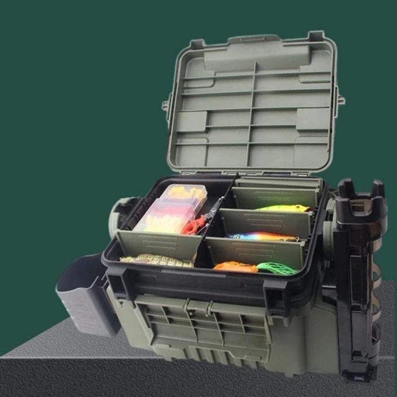Adjustable Dividers Fishing Tackle Boxes Baits Lure Hook Accessories Box Storage
