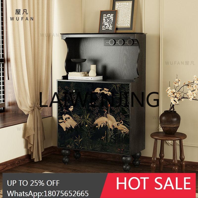 RWJ Storage Cabinet Home Kitchen Locker Coffee beside Sofa Tea Cabinet