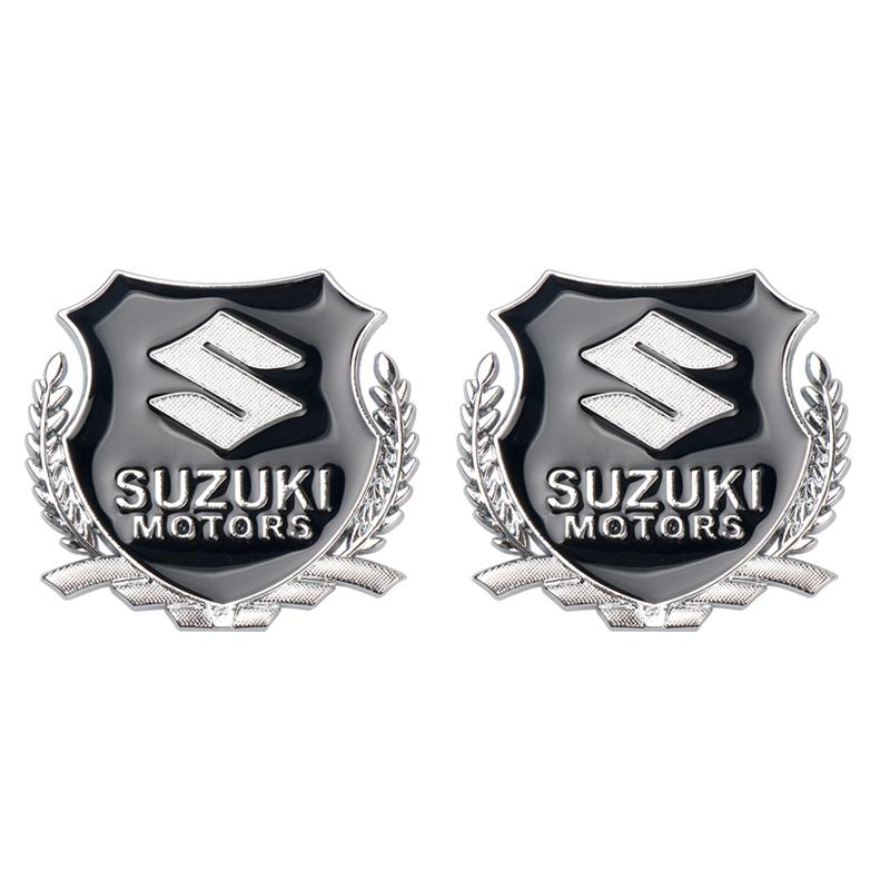 

2pcs Car 3D Metal Emblem Badge Sticker For Suzuki Swift SX4 Jimny Grand Vitara Ignis Body Trunk Decoration Accessories