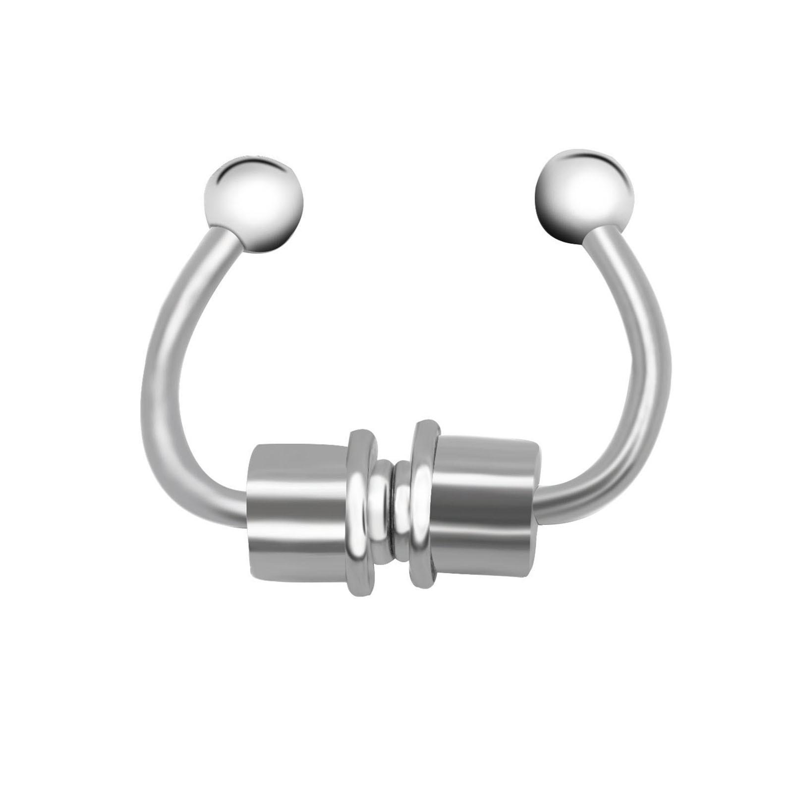 Магнитное ложное кольцо для носа из титановой стали — фото 3