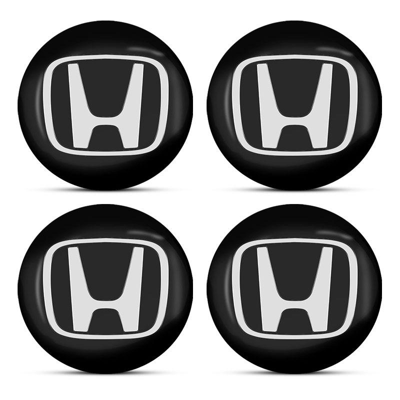 4pcs 56MM Car Wheel Center Hub Cap Logo Stickers Rim Cover For Honda Civic Odyssey Vezel Accord Pilot Fit XRV CRV HRV Dio
