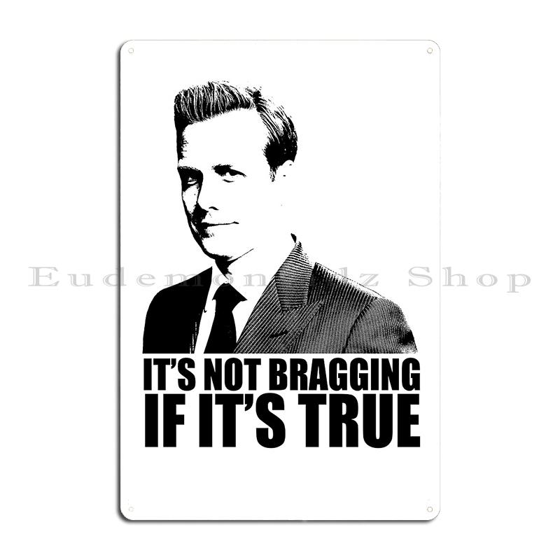 Harvey Specter Metallskylt Dekoration Vardagsrum Klubb Fest Skyltar Harvey Specter Bleckskylt Affisch