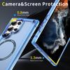 For Samsung Galaxy S25 Ultra Case Skin Touch TPU+PC Phone Cover Compatible with MagSafe