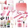 CORPERTOYS Makeup Set for Pretend Play Hairdresser Toy with 43 Hair Salon Set with Hair Hair and Shop Perfect for Birthdays and Ages 3 and Up Girls,