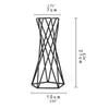 Suporte para Planta de Ar Vasos de Flores de Metal Suporte Geométrico de Ferro Suporte para Tillandsia Mesa Jardim de Casa Ornamento