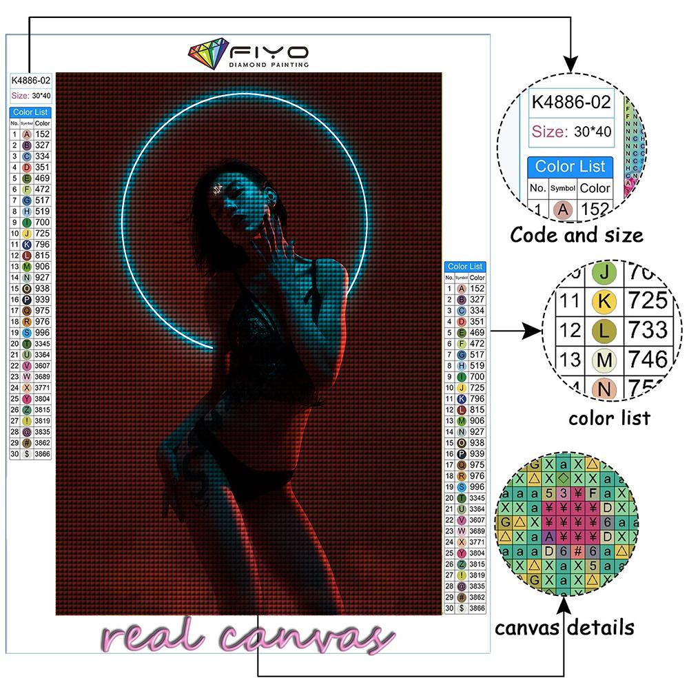 5D Diamond Painting Cyberpunk Sexy Art DIY Diamond Embroidery Rhinestone Home Decoration