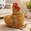 Grenzüberschreitende Simulations-Geflügel-Serie: Hahn, Henne, Truthahn, Schwarzes Huhn Plüschfiguren
