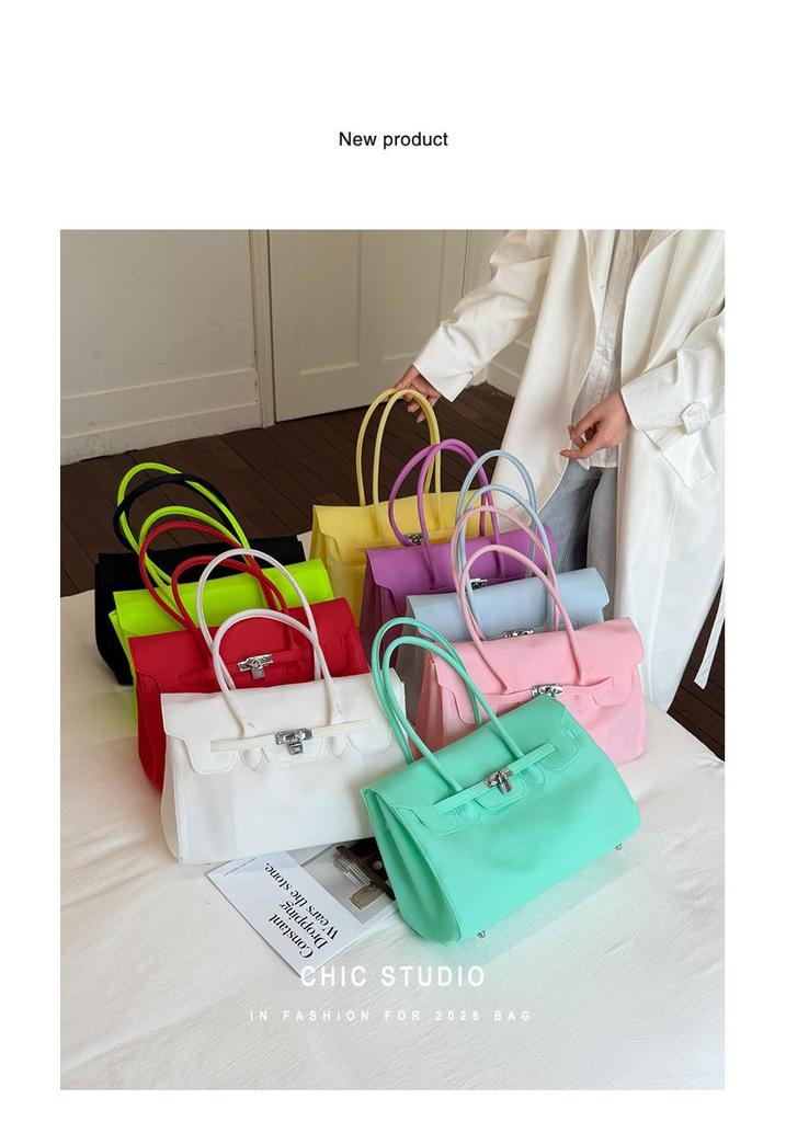 Borsa Jelly da Donna Trendy 2026: Borsa a busta grande capacità per il pendolarismo